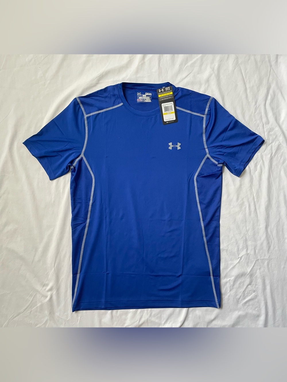 Under Armour Men’s Blue HeatGear Compression Short Sleeve Shirt M